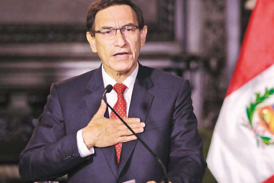 El presidente de Perú, Martín Vizcarra, fue destituido este lunes en un segundo juicio político. Se había salvado el 18 de septiembre. / EFE