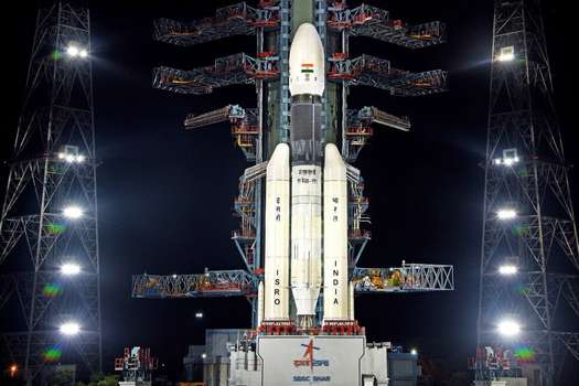 Imagen del lanzamiento de la misión Chandrayaan-2. / EFE