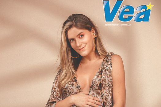 Laura Tobón mostró por primera vez su barriga en la revista Vea.