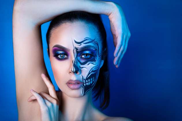 Maquillaje para halloween: calavera gráfica