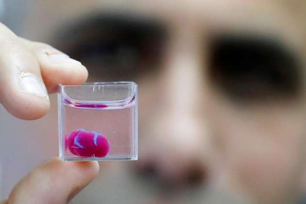 Científicos presentan un corazón realizado con impresora 3D a partir de tejidos humanos