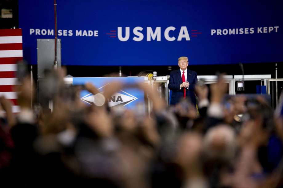 El Tratado entre México, Estados Unidos y Canadá o T-MEC (USMCA, por sus siglas en inglés) fue una promesa electoral de Donald Trump.