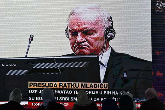 Mladic, el “Carnicero de los Balcanes”, condenado a cadena perpetua por genocidio