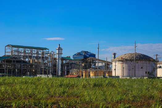 El Alcaraván, planta de procesamiento de etanol de Bioenergy. Cortesía: Bioenergy. 