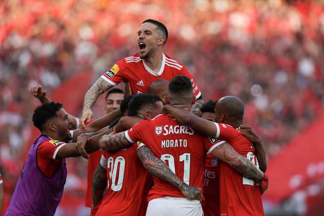 Tras una gran temporada, Benfica se proclamó campeón de la liga portuguesa