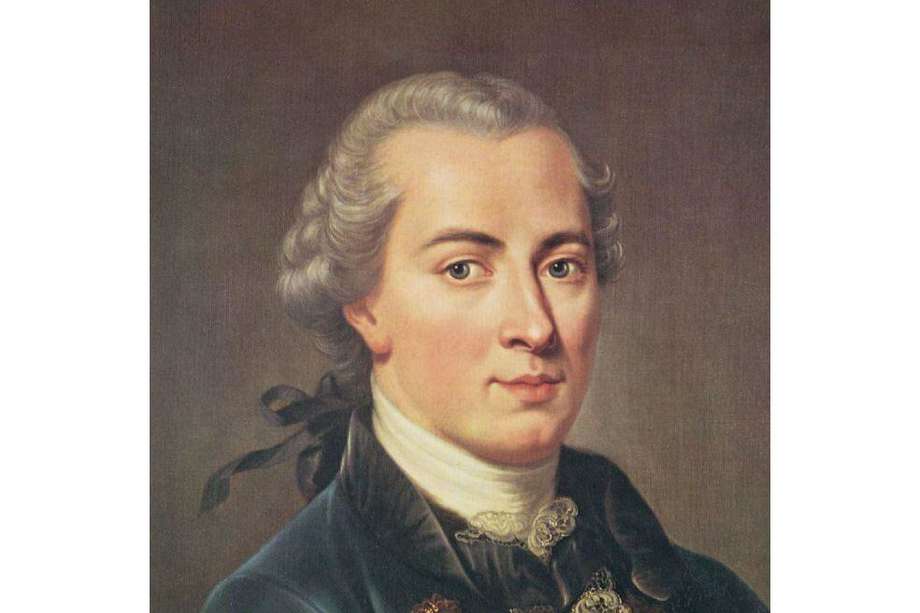 Immanuel Kant, autor del ensayo filosófico "Crítica de la razón pura".