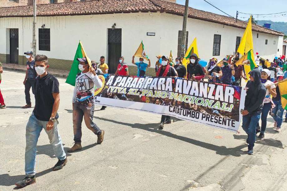 En el Catatumbo las movilizaciones por el paro nacional han sido pacíficas. / Diana Carolina Ramírez Duque.
