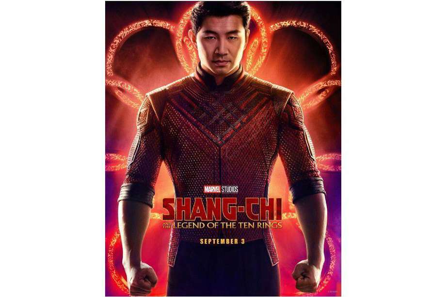 Poster de la película "Shang Chi: la leyenda de los diez anillos", la cual tiene fecha prevista de estreno para el 3 de septiembre.