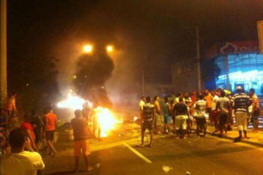 Habitantes de Cartagena protestaron contra Electricaribe