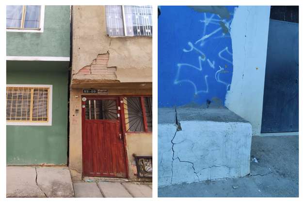 Denuncian agrietamientos en viviendas aledañas a obras de Transmilenio en Usme