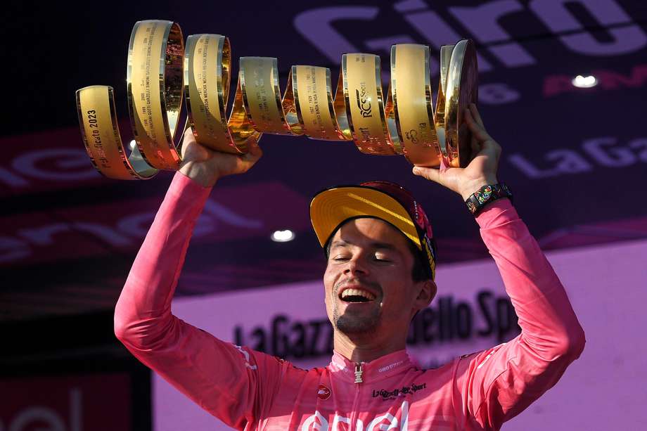 Primoz Roglic viene de un 2023 en el que se consagró campeón del Giro de Italia y fue tercero en la Vuelta a España.

