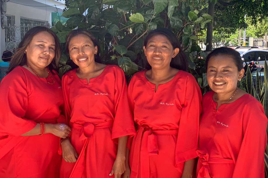 174 mujeres wayúu recibirán pantys menstruales fabricados por compañeras de su comunidad. / Cortesía Fundación Hilo Sagrado