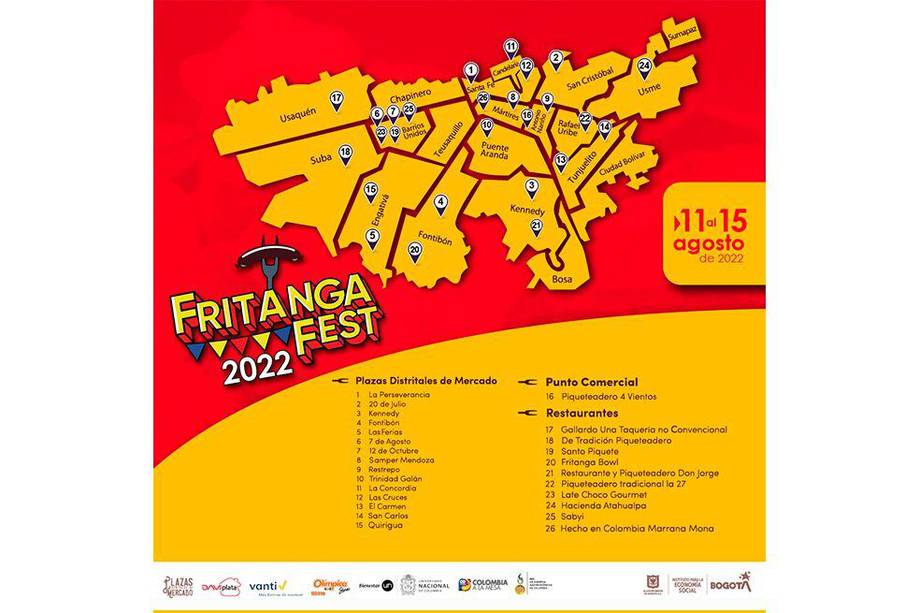 Fritanga Fest 2022 en Bogotá
