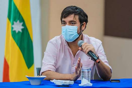 Hace dos semanas, el alcalde Jaime Pumarejo citó a los alcaldes de la región para plantear alternativas a los aumentos en las tarifas. / Twitter Pumarejo