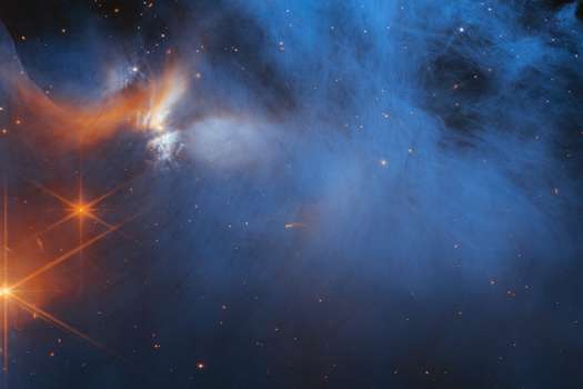La nube molecular detectada por el telescopio espacial "James Webb" recibe el nombre de Camaleón I.