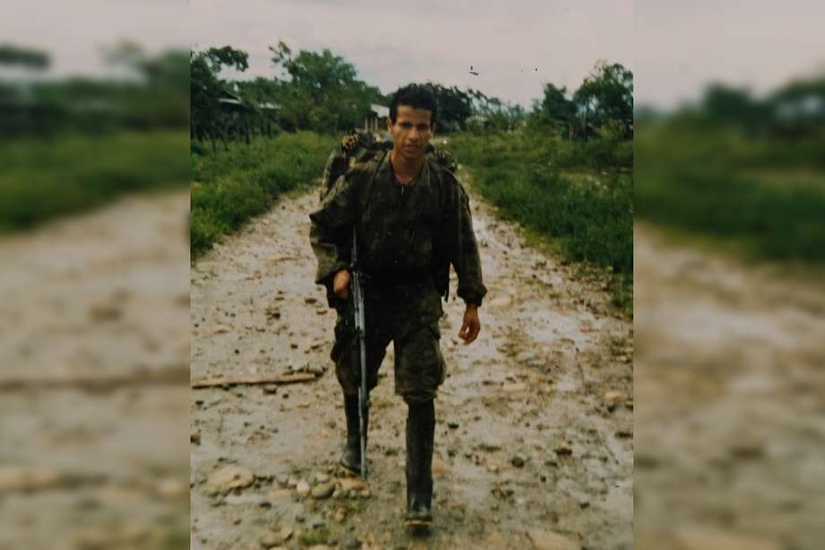 Soldado Óscar Tabares Toro, quien fue desaparecido en la navidad de 1997.