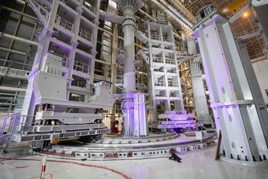 Imagen del International Thermonuclear Experimental Reactor (ITER) en Saint-Paul-les-Durance, al sur de Francia.