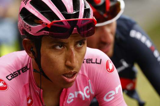 Egan Bernal, campeón colombiano del Giro de Italia 2021.