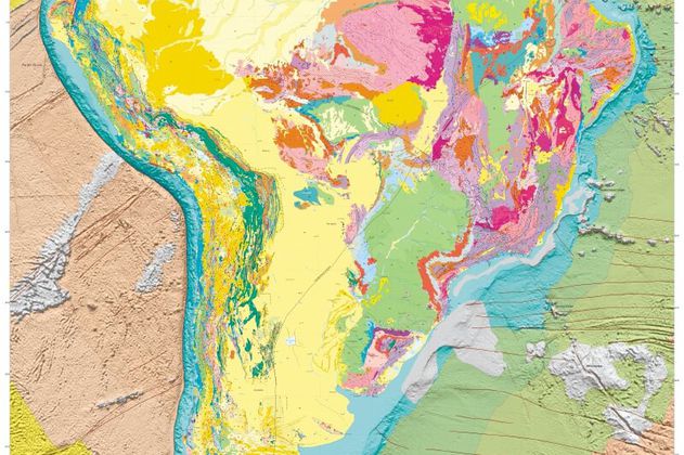 Un esfuerzo de una década para lograr el primer mapa geológico de Suramérica