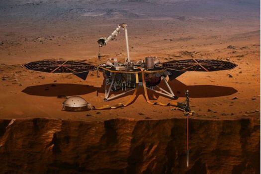 La misión está programada para ser lanzada el sábado 5 de mayo, y será la primera que estudiará el corazón de Marte.  / InSight - NASA