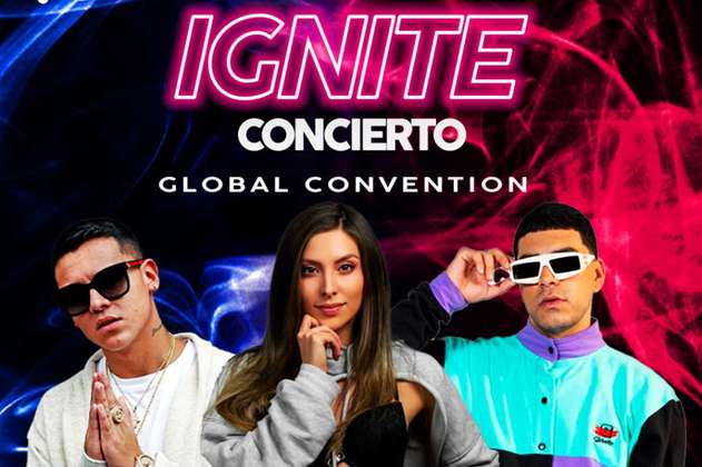 Ignite concierto llega al Movistar Arena con tres artistas colombianos 