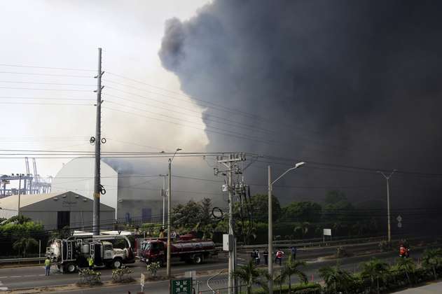 Controlaron incendio en bodega de Contecar, Cartagena, ¿cuáles fueron los daños?
