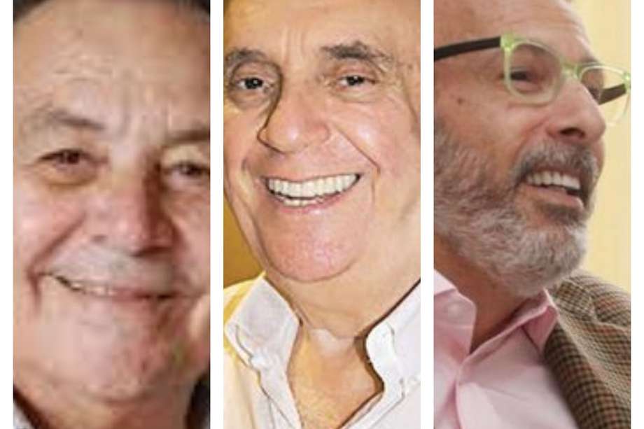 De izquierda a derecha: Lucas Gnecco, José Name y "Yuyo" Daes.