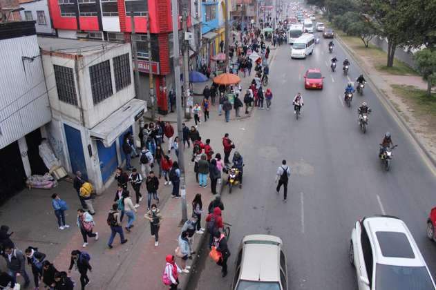 En fotos: la odisea de los afectados en Soacha, por el paro de transporte