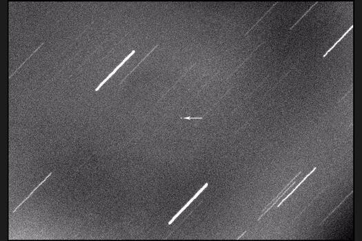 Esta es la imagen del asteroide 2001 FO32 captada por un grupo de astrónomos.