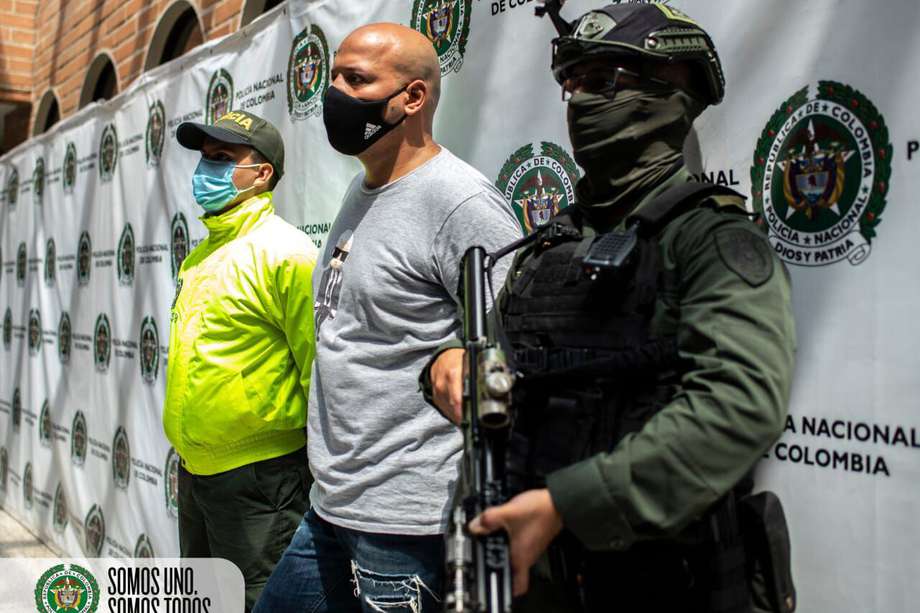 Alias "Mocho Vives", capturado por ser el presunto jefe de la banda delincuencial 'Las Terrazas' de la capital antioqueña / Policía Nacional