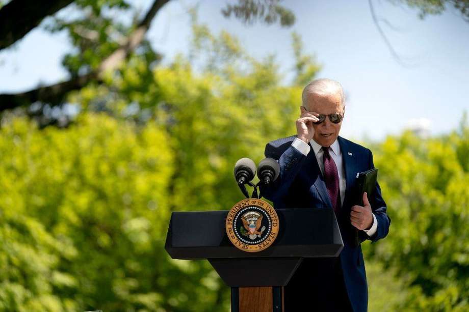 El presidente de Estados Unidos, Joe Biden, se mostró emocionado por el progreso en la lucha contra la pandemia.