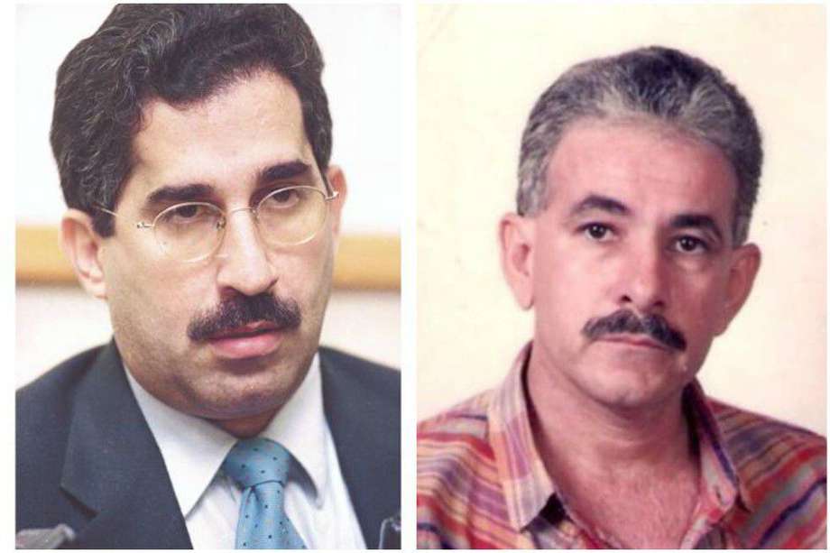 Salvador Arana (izquierda) fue procesado por la desaparición y asesinato de Eudaldo Díaz (derecha) el 10 de abril de 2003.