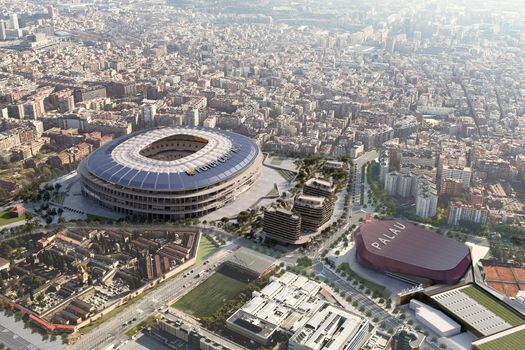Así sería el nuevo estadio del Barcelona.