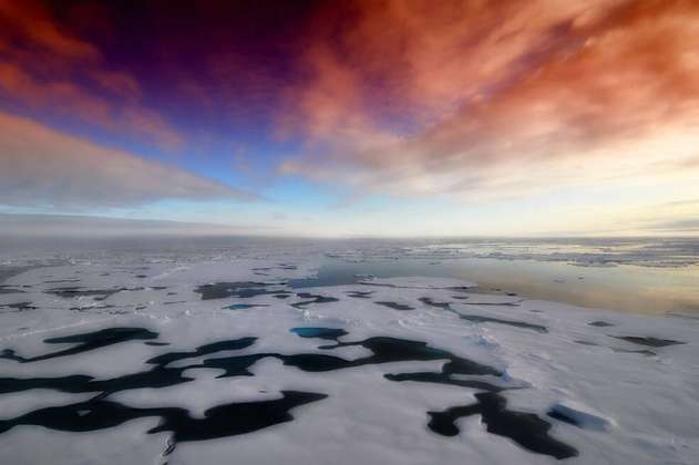 El calentamiento del Ártico no deja que el “hielo joven” se forme completamente