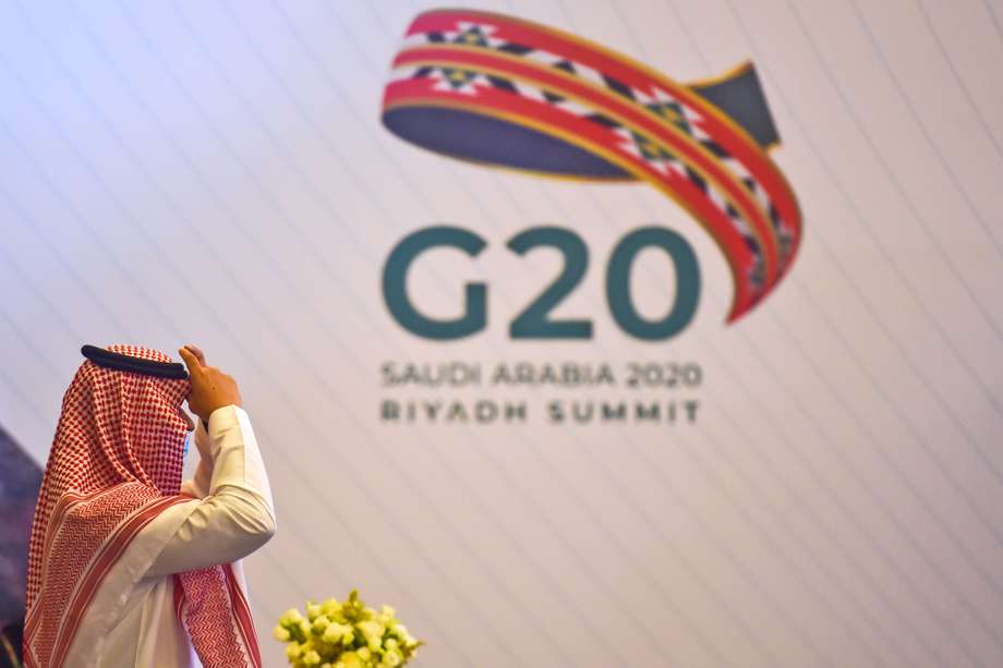 Fotografía de la cumbre del G20 en Arabia Saudita.