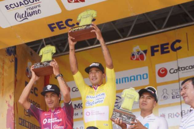 Robinson Chalapud se coronó bicampeón de la Vuelta a Ecuador