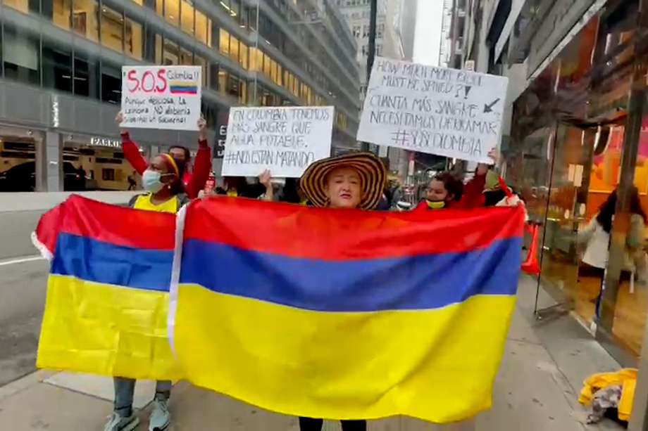 Paro Nacional en el mundo: las manifestaciones de colombianos en otros países se robaron la atención en redes sociales. 