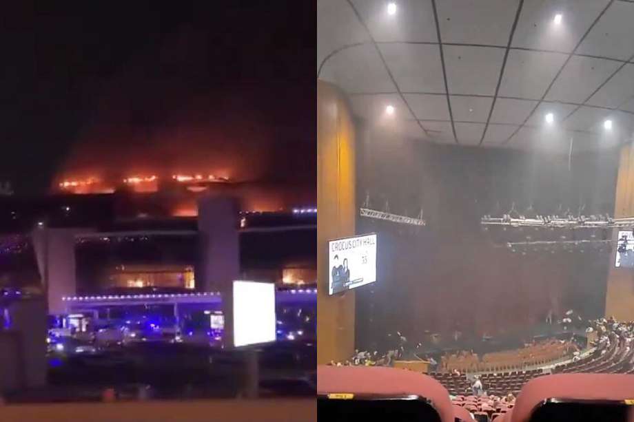 Presunto ataque terrorista en Moscú: explosión y tiroteo en una sala de  conciertos | EL ESPECTADOR