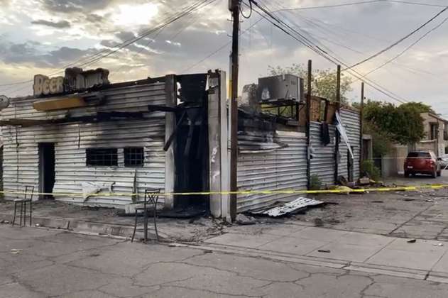 Mueren 11 personas en incendio de un bar del norte de México