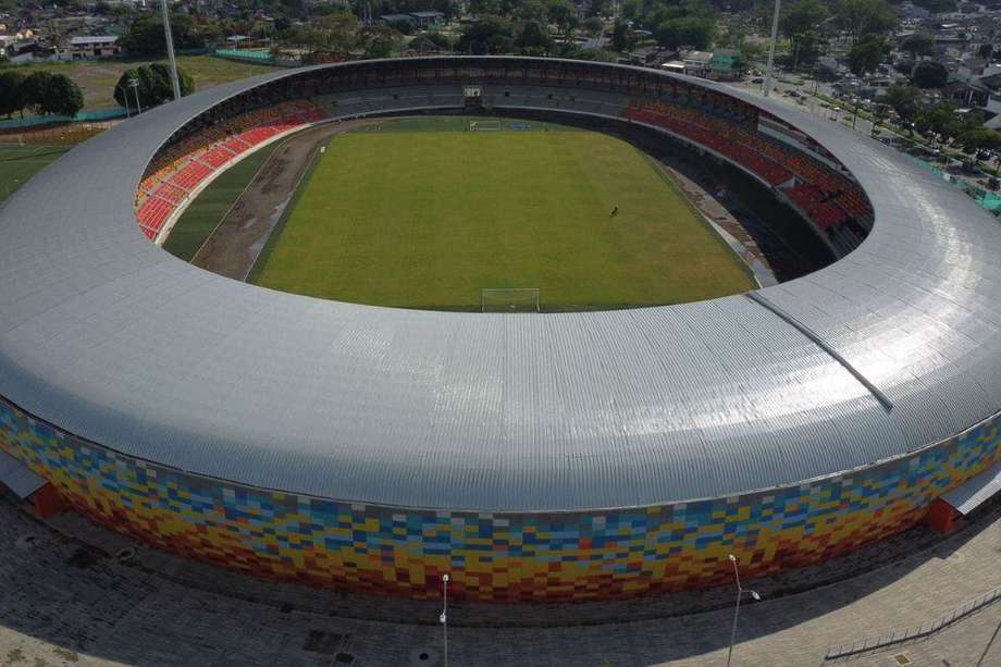 El remodelado estadio de Villavicencio.