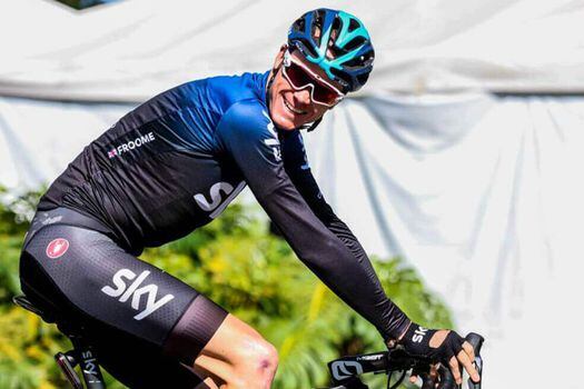 Chris Froome, pedalista británico del equipo Sky.  / Tour Colombia