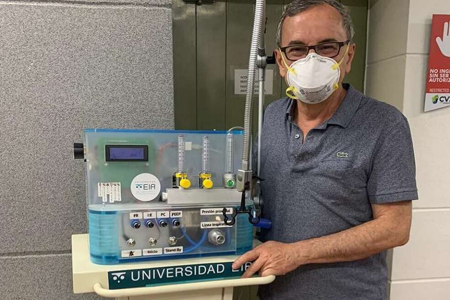 La fabricación de ventiladores por parte de universidades y centros de investigación en Antioquia fue clave para el manejo de los días más críticos de la pandemia