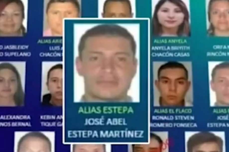 José Abel Estepa Martínez, alias Estepa, capturado por la Policía Metropolitana de Bogotá.