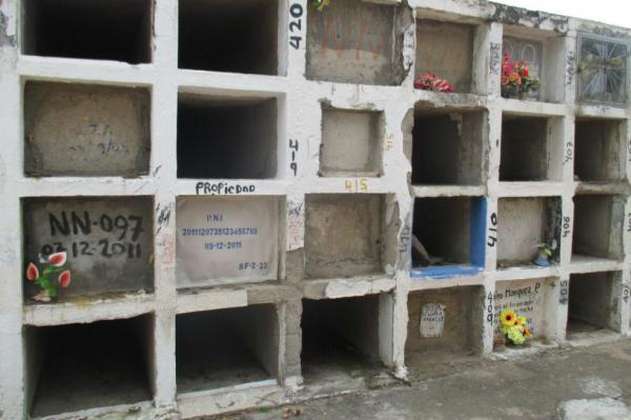 Hay 757 personas desaparecidas en cuatro cementerios de Nariño