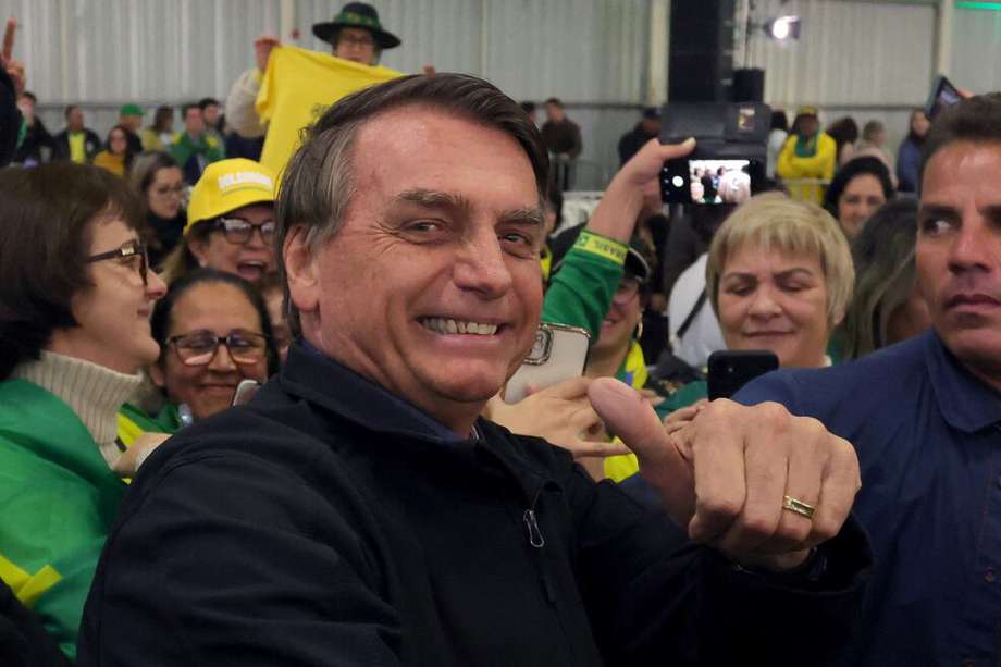 El presidente Jair Bolsonaro no logra despegar en las encuestas de intención de voto para las presidenciales de octubre, en las que busca su reelección.