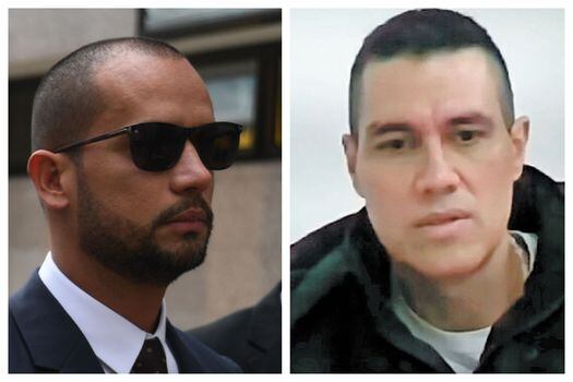 Diego Cadena, exabogado de Uribe, y Juan Guillermo Monsalve, testigo en contra de ambos.