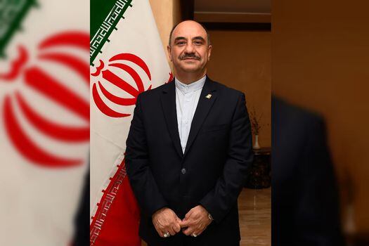 El embajador de Irán en Colombia, Mohammad Ali Ziaei. / Cortesía