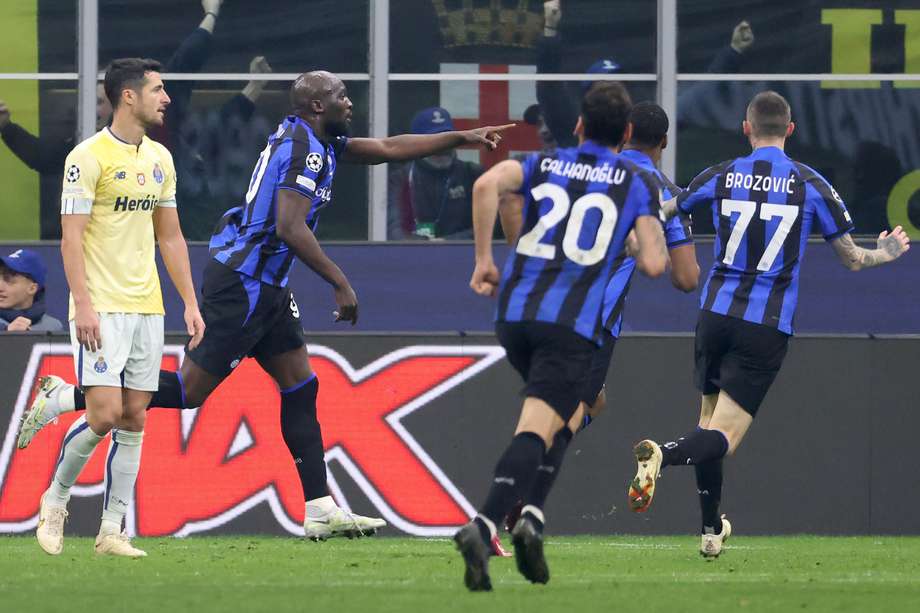 Romelu Lukaku le dio el gol de la victoria a Inter en el minuto 86.