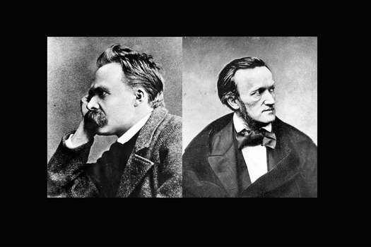 Friedrich Nietzsche y Richard Wagner, una relación que pasó de la reverencia al desprecio.  / Cortesía