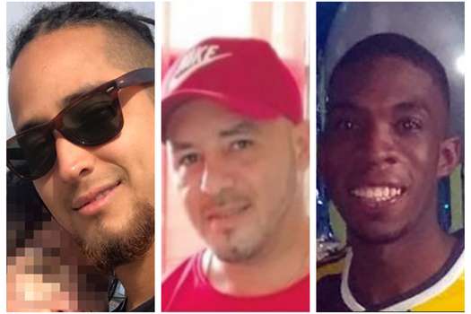Joan Nicolás García, Edwin Villa Escobar y Yinson Andrés Ángulo, posibles víctimas de las autoridades según Temblores ONG.